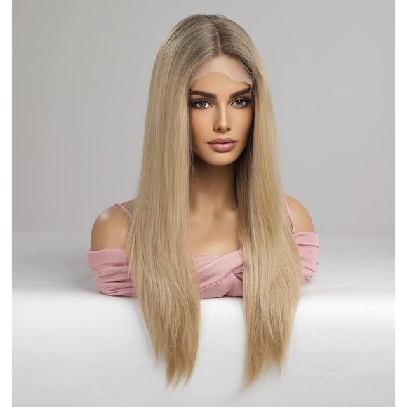 Straight T-Part Lace Front Wig - Picture 1 of 5